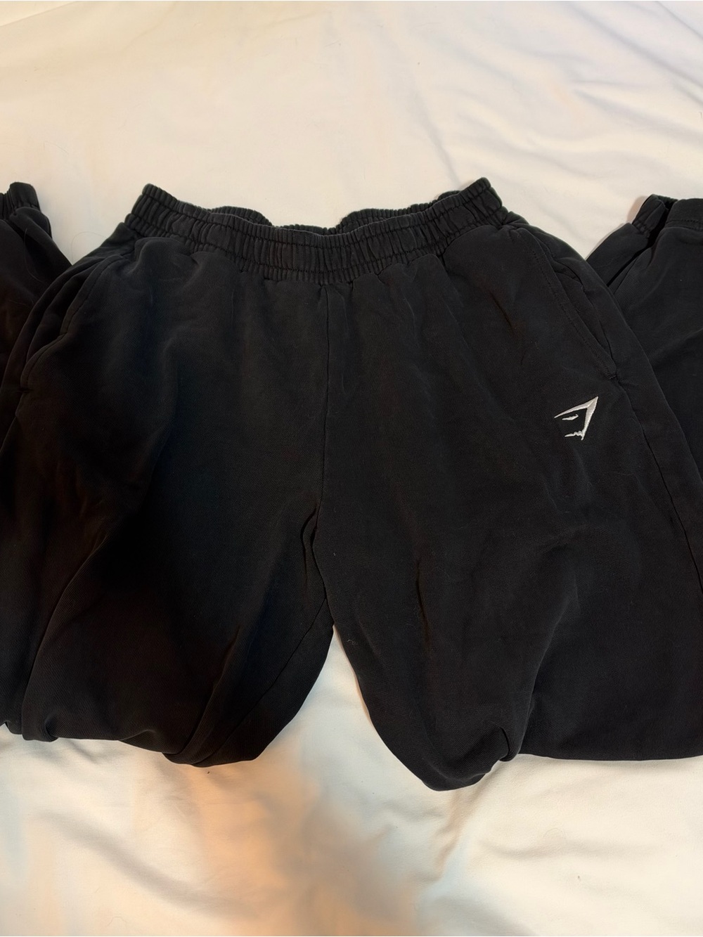 Gymshark Black Logo Joggers